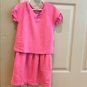 CREWCUTS 8 Neon Pink Dress